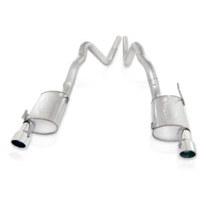Ford Shelby GT500 Performance Exhaust - Stainless Works - Cat Back, Chambered Mufflers - `07-`10